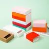 Caixa de Papel Kraft Dobrável Estilo Gaveta em Estoque para Embalagem de Chá, Pequena Caixa de Presente, Embalagem de Meias, Caixa de Papel Personalizada