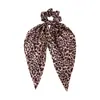 Amazon transfronterizo nueva moda color leopardo encaje cinta diadema cuadrado cinta elástica círculo de salchicha venta al por mayor