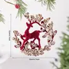 Adornos de lentejuelas y flocado navideños transfronterizos, decoraciones para árboles de Navidad, colgantes decorativos para la atmósfera de Año Nuevo y bodas en tiendas