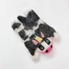 Exportado a Japón Posavasos Lindo de Fieltro de Lana de Animal Forma de Dibujo Animado Adorno de Escritorio Mantel Individual Pad Aislante Regalo de Navidad