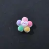 Serie de Dibujos Animados Sol Luna Estrella Arcoíris Joyería de Resina DIY Accesorios Pequeños Pegamento de Crema Accesorios para Fundas de Teléfono Móvil