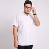 Comércio exterior transfronteiriço camisa masculina de manga curta casual de negócios solta multicolorida para homem gordo vestuário de negócios camisa de manga curta plus size
