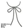 Industria Pesada Hecho a Mano con Cuentas Cuello de Lazo Grande Encaje Cuentas Finas Costura Accesorios Vestido de Novia