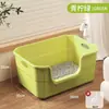 Caixa de Areia para Gatos Jumbo Semi-fechada Anti-respingo Super Grande Aprofundada Banheiro para Gatos Suprimentos para Pets Gato Fabricante Atacado