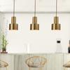 Nordic Restaurant Bar Chandelier Simples Moderno Bronze Cruz Mesa Lanterna Pós-moderno Lustre Único