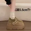 Vestido de verano de estilo retro, con plataforma y que aumenta la altura, versátil y cómodo de llevar, con tejido transpirable y un nuevo tacón de 5 cm para uso casual en 2026