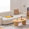 Muebles Lao Ming Hao Xinyu Sofá Fila Recta Producto Nuevo Nórdico Minimalista Moderno Simple Sala de Estar Sofá de Tela Wabi-Sabi