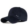 Gorra de béisbol de algodón con forro polar y letras sencillas para hombre mayor, cálida, para exteriores, a prueba de frío, para personas de mediana edad y mayores, resistente al viento y con protección auditiva.