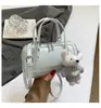 Moda Transfronteriza Bolso de Mano Sencillo para Mujer 2026 Nuevo Estilo Coreano Color Sólido Versátil Bolso Boston Cruzado al Hombro