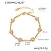 Pulseira Omega Amazon Amor Quente Zircônia Aço Inoxidável Totalmente Cravejada a Diamante Joia Banho de Ouro 18K Feita à Mão