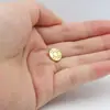 Etiqueta de Metal Quadrada com Logo em Liga de Zinco Fundida por Injeção com Gotejamento de Óleo, Acessórios de Ferragens Decorativos para Embalagem de Cartão, Etiqueta Feita Sob Medida