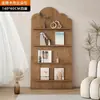 Revistero arqueado de estilo vintage, revistero de pie multicapa, expositor antideslizante de pared, estantería simple estilo nórdico ins