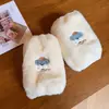 2025 Estilo Nuevo Mangas Cubre Mangas de Plumas para Mujer, Invierno Trabajo Anti-Suciedad Lindos Cubre Mangas, Estudiante Dibujos Animados Felpa Resistente a la Suciedad Mangas Protectoras