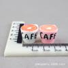 Xícara de Café Miniatura Xícara de Chá com Leite Food Play Garrafinha Acessórios de Resina Casa de Bonecas DIY Mini Enfeites de Supermercado Material