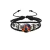 Pulsera de Cuero Super Mario Accesorios Artículos de Juego y Anime Más Vendidos Joyería de Mano Tejida Suministro Transfronterizo