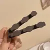 Pinza para el pelo trenzada de doble capa para mujer, flequillo lateral, pinza recta, pinza para el pelo, estilo princesa para la frente, alisador de pelitos sueltos, pinza lateral