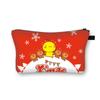 Bolsas de Navidad Nueva Bolsa de Cosméticos Navideña para Niños Bolsa de Tocador de Dibujos Animados Bolsa de Almacenamiento Estampada