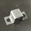 Accesorios para Barandillas de Acero Zincado, Conector en U para Tubo Cuadrado, Tapón Interno, Soporte de Columna Cuadrada Fijo en Forma de U, Marco en Forma de U