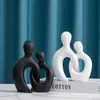 Adornos para Pareja Transfronterizos Seleccionados Cuidadosamente Envío Gratuito Figuras Abstractas Decoración del Hogar Sala de Estar Dormitorio Entrada Artesanía de Resina