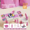 Mesa de Blocos de Construção Infantil Mesa de Jogo Multifuncional Mesa de Brinquedo de Montagem de Partículas Grandes e Pequenas Mesa Educacional de Aprendizagem Atacado Transfronteiriço