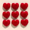 Parche Mejorador de Blanco Rojo Terciopelo Ancora Flocado Corazón Calado para Aretes DIY Personalidad Dulce y Picante Accesorios para Aretes