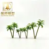 Modelo de coqueiro simulado para diorama arquitetônico, micro paisagem, cena de filme de animação, cenário de praia com árvores tropicais