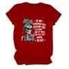 Si Mis Personalidades Amazon Ebay Sitio Independiente Camiseta de Manga Corta con Cuello Redondo de Moda y Única para Mujer