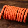 Cuerda de algodón de tres cabos para manualidades, cuerda decorativa blanca, cuerda de unión tejida a mano, cuerda de cáñamo gruesa, cuerda para bolsa de cordón, cuerda fina torcida resistente al desgaste