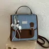 Mochila de mezclilla de moda transfronteriza para mujer 2026 nueva mochila pequeña vintage para el día a día mochila versátil de alta gama