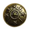 Botones metálicos Yisen con estrella desgastada, estilo vintage británico, para ropa, abrigos, trajes, chaquetas de cuero y decoración de prendas de abrigo