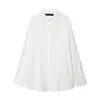 Al por mayor Primavera 2026 Nuevo Estilo Europeo y Americano Camisa Blanca Suelta de Encaje para Mujer 61614