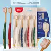 Supermercado Shan Mu Cepillo de Dientes para Adultos de Cabeza Ancha y Cerdas Suaves Paquete Familiar de 6 Alta Densidad Rosa Gama Alta Precio Super Mayorista