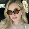 Óculos Estilo Nerd de Zhang Yuanying, Óculos Pequenos de Armação Oval Retrô com Estampa de Leopardo para Mulheres, Podem Ser Personalizados para Miopia, Adequados para Rosto Plano e Rosto Pequeno, Lentes Sem Grau