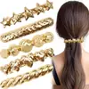 Acessórios de Cabelo Exquisitos Estilo Coreano Novos no Atacado, Presilhas de Mola em Liga, Presilhas Longas para Rabos de Cavalo, Peça Única com Dropshipping