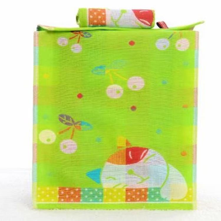 儿童巾大脸猫绿