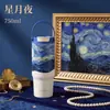 Termo Taza Rey de Hielo Personalizado con Revestimiento Interior de Cerámica, Taza de Acero Inoxidable de Gran Capacidad con Separación de Té y Agua, Sensación de Lujo y Alta Gama