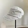 Gorra de Pana y Algodón a Rayas Estilo Japonés 2026 para Mujer, Gorra Versátil Casual para Primavera y Verano que Hace que la Cara Parezca Más Pequeña, Gorra de Moda para Circunferencia de Cabeza Grande