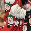 Meias de Cano Médio para Mulheres, Meias Tendência Outono e Inverno de Natal, Meias de Cano Médio com Desenhos para Mulheres, Papai Noel, Rena, Neve, Atacado de Fábrica