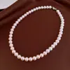 Colar com Pingente Retangular de Zircônia e Pérola Vintage Design da Moda Elegante Corrente para Clavícula Colar Versátil de Luxo Leve para Mulheres