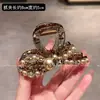Exquisito pasador de perlas y diamantes estilo coreano para mujer, un accesorio de alta gama para crear recogidos elegantes, adecuado para personas con cabello fino, versátil y elegante, diseño nuevo