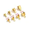 Fecho de Garra Fecho de Clipe Fecho de Conexão Final para Colar DIY Banhado a Ouro 18K Aço Inoxidável Zircônia