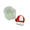 Luvas Populares de Boneco de Neve de Natal Meias de Árvore de Natal Forma de Pinça Forma de Bolo Mousse DIY Molde de Gesso Cola Sabão