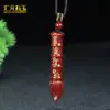 Colgante de Pluma Wenchang de Arena de Cristal Dorado Regalo para Estudiantes Arena Dorada Púrpura de Cinabrio Título de Lista Dorada Imprescindible para Hombres y Mujeres para el Examen de Admisión de Posgrado