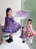 Vestido Tutu de Outono para Meninas, Vestido de Princesa Cartoon Infantil, Novo Conjunto Elegante de Duas Peças com Colete Tutu Infantil
