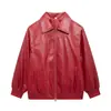 Venta al por mayor Otoño 2026 Nuevo Estilo Europeo y Americano Ropa para Mujer Color Sólido Cuello Alto Chaqueta Holgada 7566