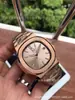 Reloj Mecánico Automático Completo 3K Grenade Nautilus con Correa de Acero Inoxidable Luminosa de Moda para Negocios, Resistente al Agua, Casual para Hombre