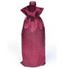 Bolsa de vino de lino de fábrica, funda para botella de vino para cata a ciegas, bolsa de lino con cordón para botella de vino, bolsa de lino para vino