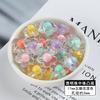 Contas Transparentes Estrela de Cinco Pontas Acrílico Contas Soltas Acessórios DIY Pulseira Material de Joalheria com Contas Elementos Geométricos