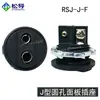 Enchufe de Panel Redondo Tipo K Rmj-K-R Conector Circular Rsj-J-R Conector de Termopar Empotrado