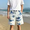 Vestido familiar de manga corta azul y blanca con cuello redondo, estilo étnico de Yunnan, hecho a mano, de algodón y lino, para parejas, cómodo para viajes y tiro.